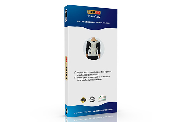 Corset corector postura cu atele