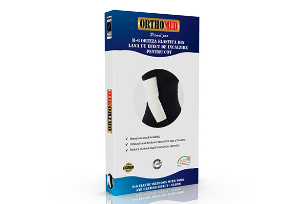 Orteza elastica din lana cu efect de incalzire - COT